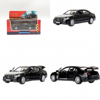 Машина металл MERCEDES-BENZ s-class v223 12 см, двери,багаж,инер,черный,кор. Технопарк SCLASS-13-BK Машина металл MERCEDES-BENZ s-class v223 12 см, двери,багаж,инер,черный,кор. Технопарк SCLASS-13-BK