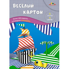 КАРТОН ЦВЕТНОЙ А4 6Л.6ЦВ.