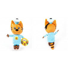 Игрушка мягкая Три Кота три кота Коржик 14см, с ty глазами, озвуч. 