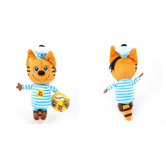 Игрушка мягкая Три Кота три кота Коржик 14см, с ty глазами, озвуч.  Игрушка мягкая Три Кота три кота Коржик 14см, с ty глазами, озвуч.