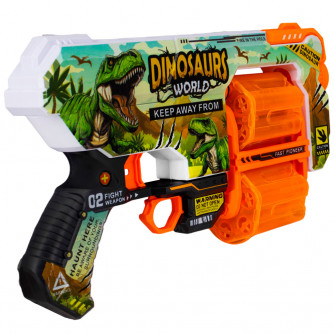 Пистолет BH147 Динозавр с безопасными пулями в кор. FCJ1183667   