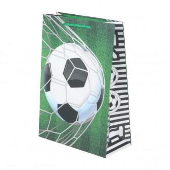 Пакет подарочный МАТОВЫЙ ml,футбол,140 гр/м2 ЧУДО ПРАЗДНИК PML-107419-FB (120)  