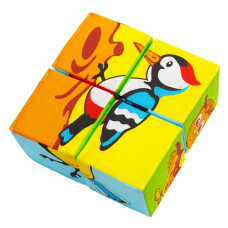Кубики Мякиши Собери картинку Птицы