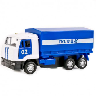 Металлическая машинка Технопарк Камаз Полиция SB-16-89-B2-WB