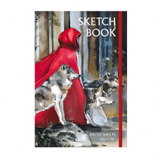 Тетрадь-sketchbook А5, 80-50л, Hatber 