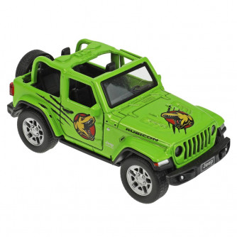 Металлическая машинка Технопарк Jeep Wrangler Rubicon RUBICON3D-12DIN-GN