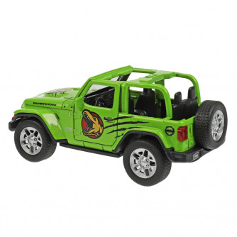 Металлическая машинка Технопарк Jeep Wrangler Rubicon RUBICON3D-12DIN-GN