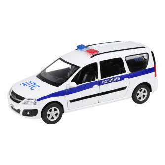 Металлическая машинка Автопанорама Lada Largus Полиция JB1251418