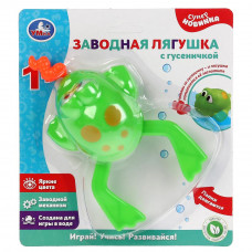 Заводная игрушка УМка Лягушка с гусеничкой ZY105452-R