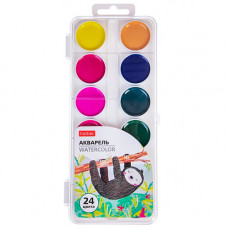Краски акварельные 24цв Hatber 