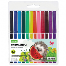 Фломастеры 12цв. Hatber ECO 