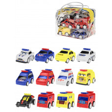 Машинки инерционные (12 машинок, 12х5х10 см, в сумке) (Арт. 2390083)