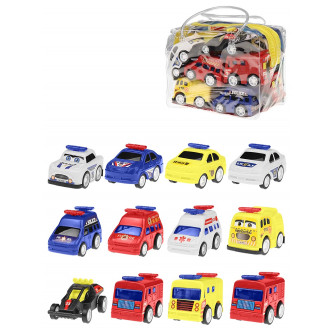 Машинки инерционные (12 машинок, 12х5х10 см, в сумке) (Арт. 2390083)
