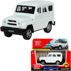 Машина металл UAZ ХАНТЕР длина 10,5 см, инерция, белый, кор. Технопарк HUNTER-11-WH   