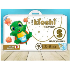 Подгузники KIOSHI Premium S (3-6 кг) 40 шт KS121