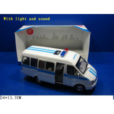 Машинка инерционная Газель Милиция A532-H11073