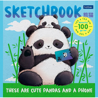 Блокнот-SketchBook А5, 40л, Hatber 