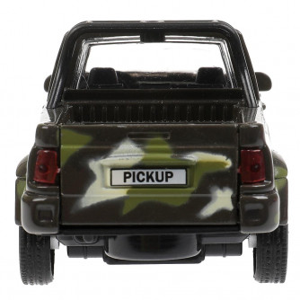 Игрушка пластик свет-звук ВОЕННАЯ БАЗА 22 см, UAZ PICKUP, КАМУФЛЯЖ, кор. Технопарк GARAGE-22SL1XCAR-MIL (36)